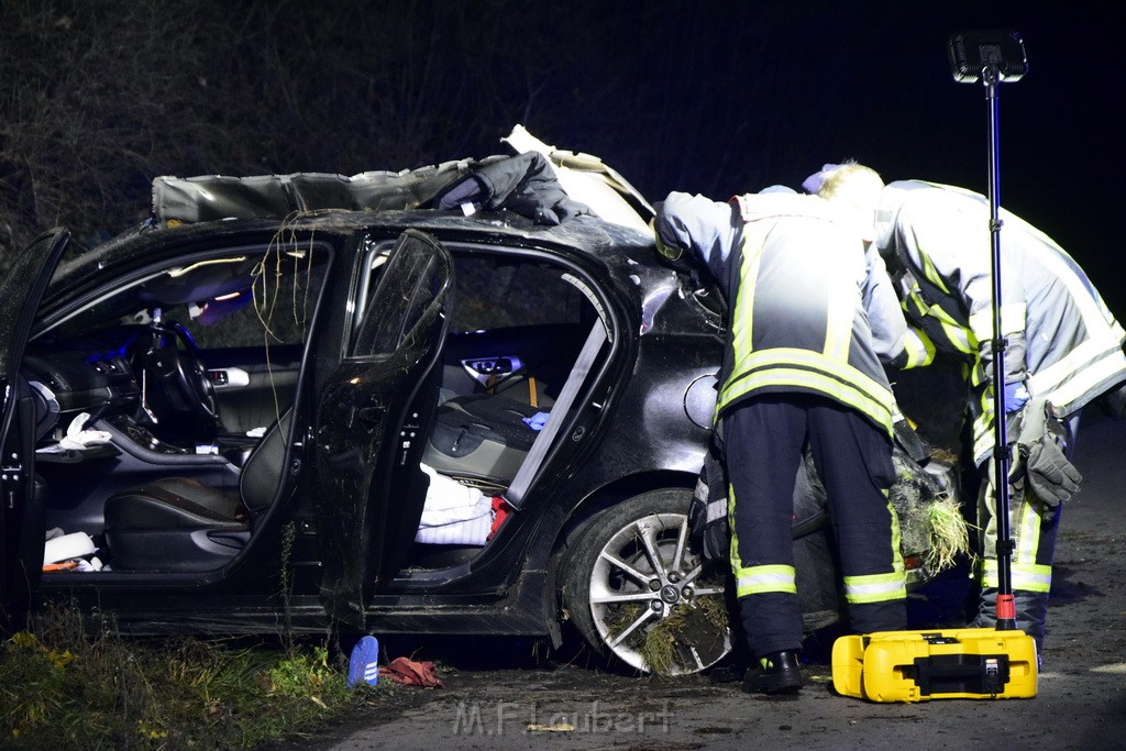 Schwerer VU A 4 Rich Olpe kurz vor AS Koeln Klettenberg P051.JPG - Miklos Laubert